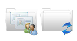 Vista半透明文件夹PNG图标 